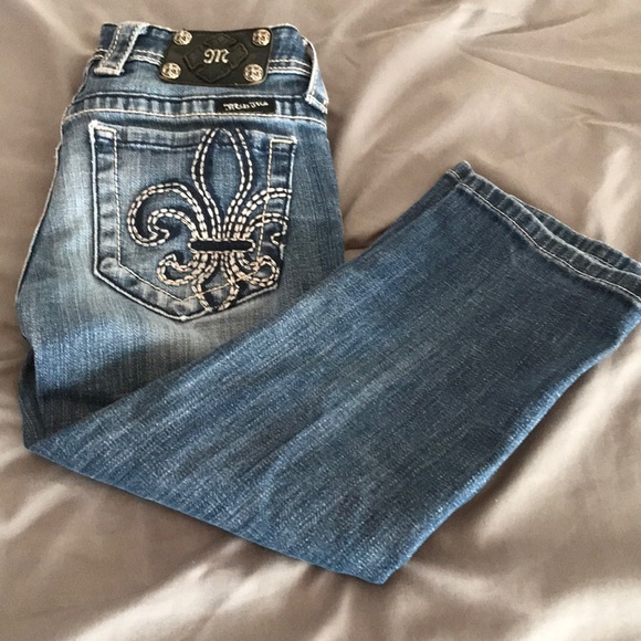 Miss Me Cropped Jeans size 25 - Picture 5 of 7